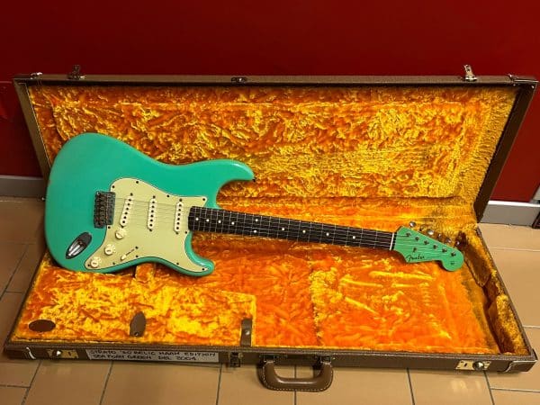 Fender Stratocaster Custom Shop Limited Edition Seafoam Green 1960 Relic del 2004 Namm Edition Matched Headstock - immagine 8