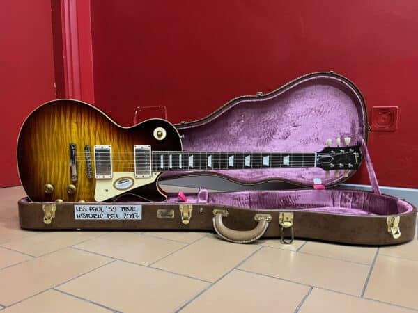 Gibson Les Paul Standard '59 (R9) Reissue Custom Shop True Historic VDB (Vintage Dark Burst) del 2017 - immagine 9