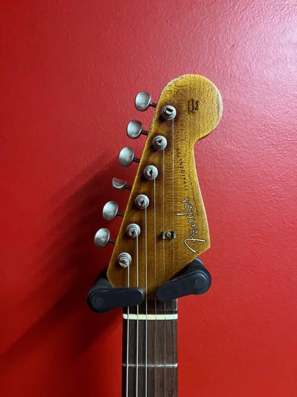 Fender Custom Shop Limited Roasted 1961 Stratocaster Super Heavy Relic Aged Black Over 3 Color Sunburst 2022 - immagine 5