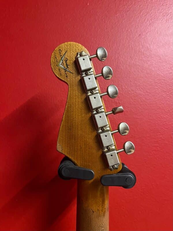 Fender Custom Shop Limited Roasted 1961 Stratocaster Super Heavy Relic Aged Black Over 3 Color Sunburst 2022 - immagine 6