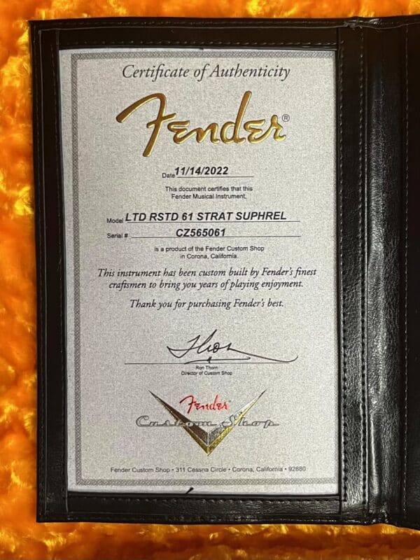 Fender Custom Shop Limited Roasted 1961 Stratocaster Super Heavy Relic Aged Black Over 3 Color Sunburst 2022 - immagine 9