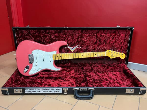 Fender Stratocaster Custom Shop '65 JRN/CC Journeyman Fiesta Red 2019 - immagine 12