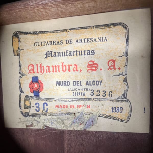Alhambra 3C year 1980 with Hard Case - immagine 10