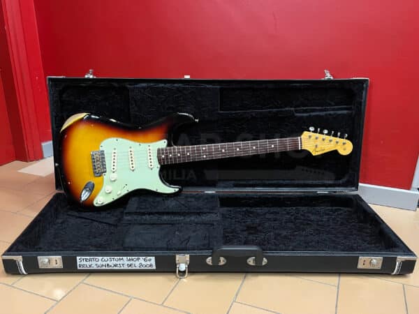 Fender Stratocaster 1960 Relic Custom Shop Sunburst 2008 - immagine 10