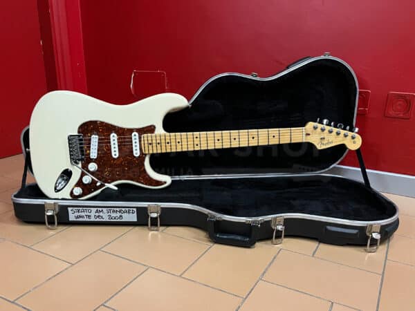 Fender Stratocaster American Standard Olympic White 2008 - immagine 12